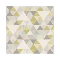 Dutch Wallcoverings - Inspiration Wall driehoek groen - 0,53x10,05m Clearance