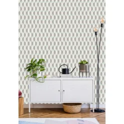 Dutch Wallcoverings - Inspiration Wall kubus blauw - 0,53x10,05m Sale
