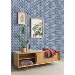 Dutch Wallcoverings - Myriad Meridian blauw - 0,53x10,05m Online