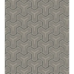 Dutch Wallcoverings - Onyx dessin grijs/beige - 0,53x10,05m Hot