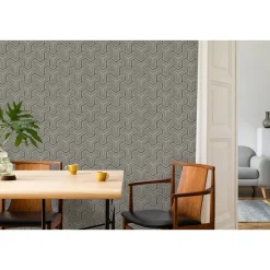 Dutch Wallcoverings - Onyx dessin grijs/beige - 0,53x10,05m Hot
