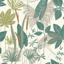Dutch Wallcoverings Vliesbehang Arcadia loma - groen - 10,05m x 53cm Online