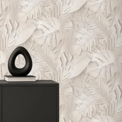 Dutch Wallcoverings Vliesbehang Artifice palmbladeren - beige - 10,05m x 53cm Online