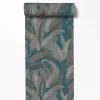 Dutch Wallcoverings Vliesbehang Renaissance leaves - blauw - 10,05m x 53cm Discount