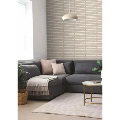 Dutch Wallcoverings Vliesbehang Artifice planken - beige/wit - 10,05m x 53cm Sale