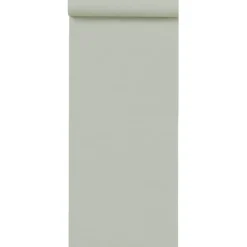 Dutch Wallcoverings Vliesbehang Wall Fabric linen light - groen - 10,05m x 53cm Best