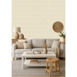 Dutch Wallcoverings Vliesbehang Arcadia patano - beige - 10,05m x 53cm Hot