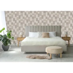 Dutch Wallcoverings Vliesbehang Renaissance textured loom - beige - 10m x 53cm Online