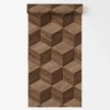 Dutch Wallcoverings Vliesbehang Renaissance natural cube - bruin - 10,05m x 53cm New