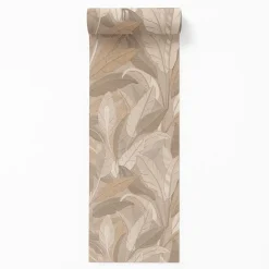 Dutch Wallcoverings Vliesbehang Renaissance leaves - taupe - 10,05m x 53cm New