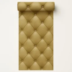 Dutch Wallcoverings Vliesbehang Artifice kapiton - oker - 10,05m x 53cm Online