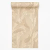 Dutch Wallcoverings Vliesbehang Renaissance leaves - beige - 10,05m x 53cm Discount