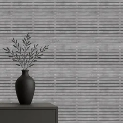 Dutch Wallcoverings Vliesbehang Artifice planken - zwart - 10,05m x 53cm