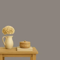 Dutch Wallcoverings Vliesbehang Wall Fabric linen - grijs - 10,05m x 53cm Best