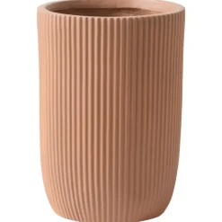 Leen Bakker EANTIO - Bloempot - 37 x 37 x 56 cm - Bruin - Kleivezels Best