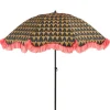 Edelman Mitchell parasol hart zwart - Ø220 x 238 cm Hot