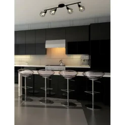 EDI light Zapata 1 Opbouwspot - 4 lichts - G9 - Glas - Amber Best