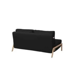 Beliani EDLAND - Slaapbank - Zwart - Polyester Discount