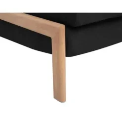 Beliani EDLAND - Slaapbank - Zwart - Polyester Discount