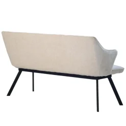 Giga Meubel Eetkamerbank Rechthoek - Beige Stof - 160x60x88cm - Taylor Online