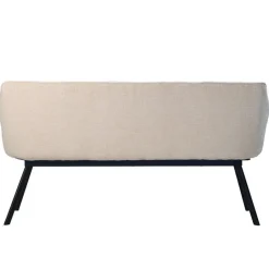 Giga Meubel Eetkamerbank Rechthoek - Beige Stof - 160x60x88cm - Taylor Online