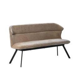 Giga Meubel Eetkamerbank Taupe Stof - 160x60x88cm - Zithoogte 48cm - Avery Sale