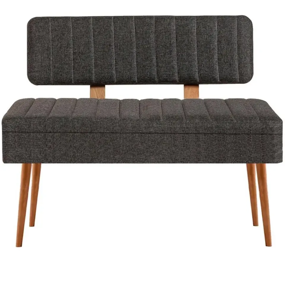 Emob Eetkamerbank Vina - 110x40x82cm - den/antraciet Online