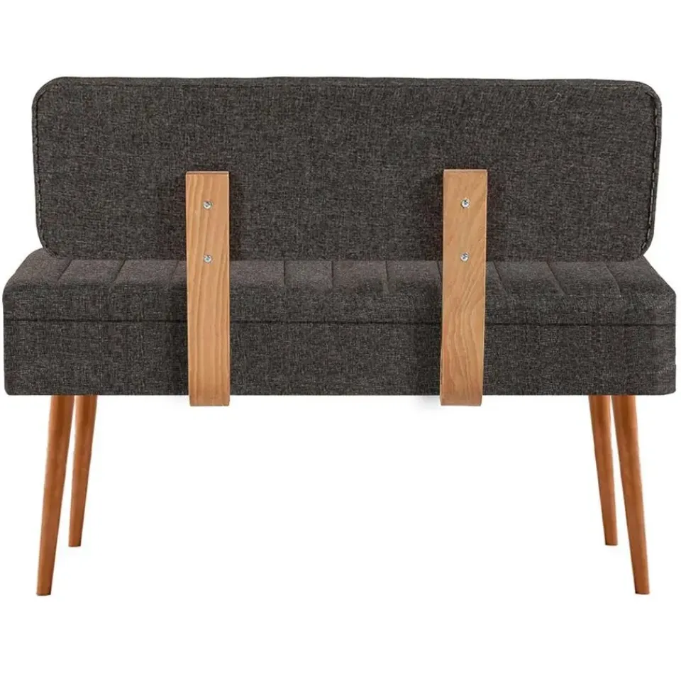 Emob Eetkamerbank Vina - 110x40x82cm - den/antraciet Online