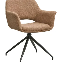 Leen Bakker Eetkamerstoel Belle - stof - oudroze Sale