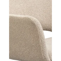 Leen Bakker Eetkamerstoel Belle - stof - zand Best