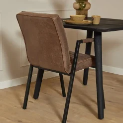 StarFurn Eetkamerstoel Bruin - Incl. Armleuning - Tivoli Clearance
