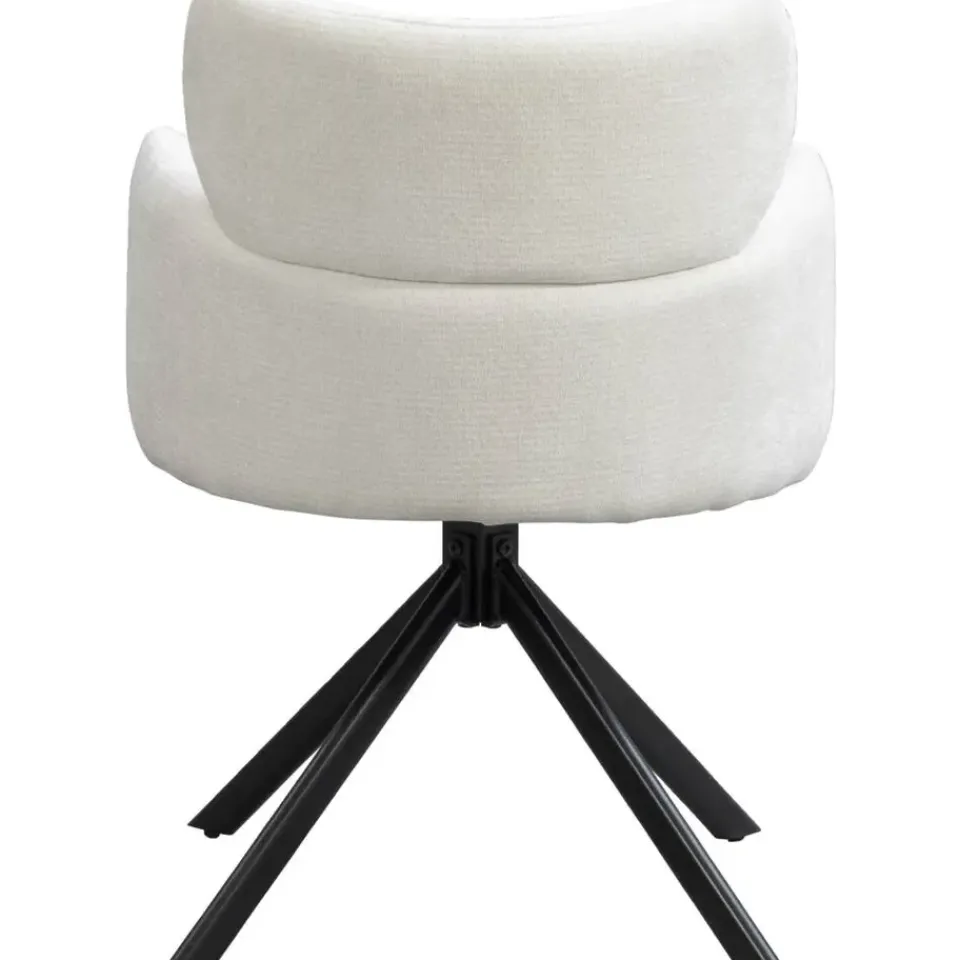 Leen Bakker Eetkamerstoel Coco - crème Clearance