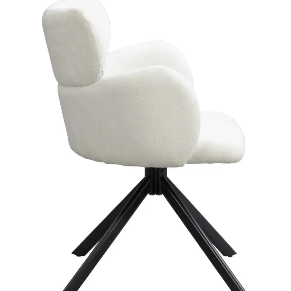 Leen Bakker Eetkamerstoel Coco - crème Clearance