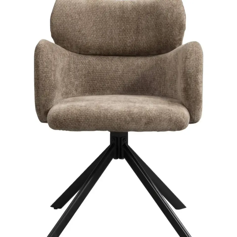 Leen Bakker Eetkamerstoel Coco - taupe Best