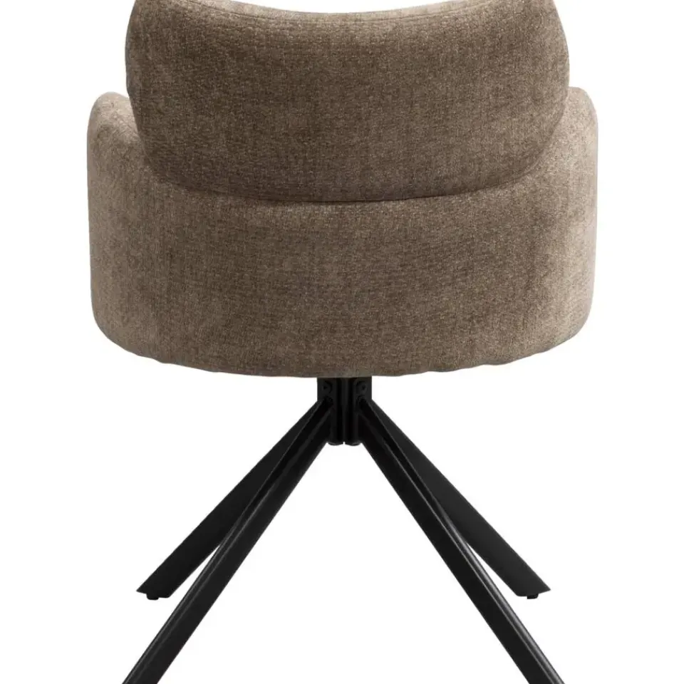 Leen Bakker Eetkamerstoel Coco - taupe Best