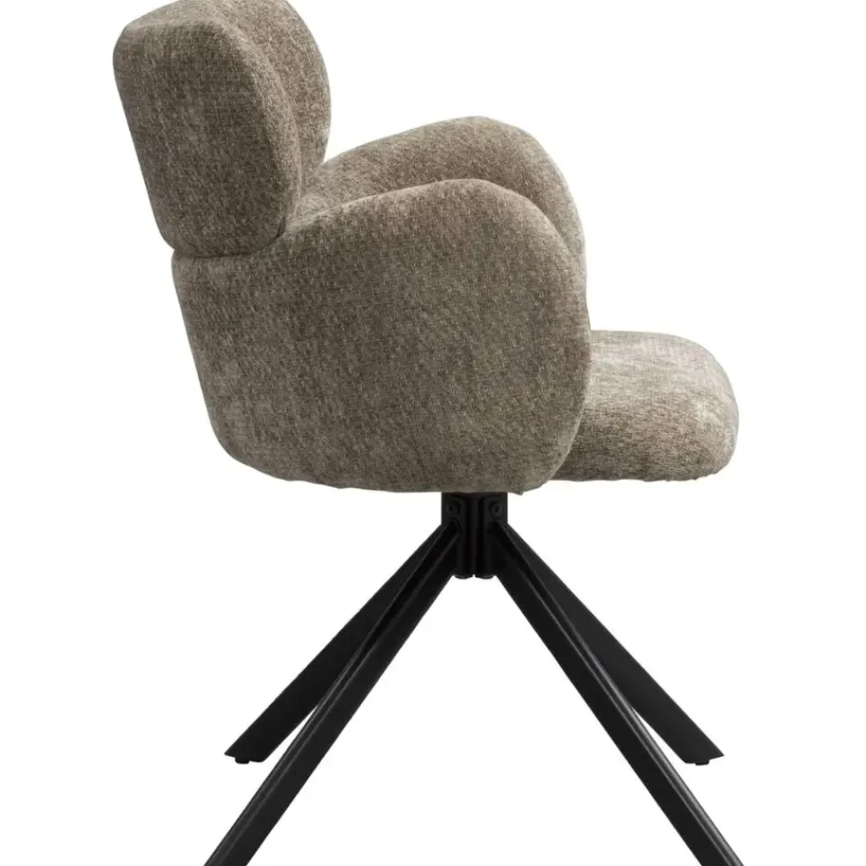 Leen Bakker Eetkamerstoel Coco - vergrijsd groen Hot