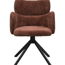 Leen Bakker Eetkamerstoel Coco - wijnrood