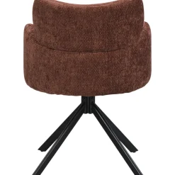 Leen Bakker Eetkamerstoel Coco - wijnrood