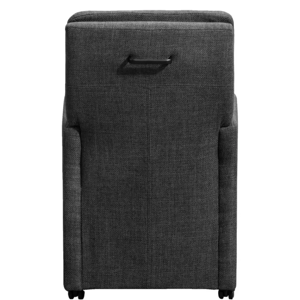 Leen Bakker Eetkamerstoel Daniel - stof - antraciet