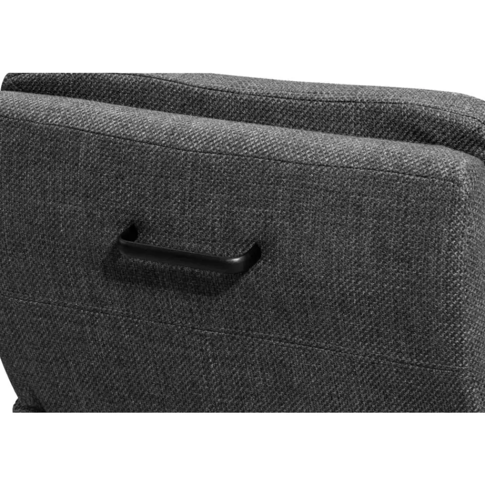 Leen Bakker Eetkamerstoel Daniel - stof - antraciet