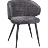 Leen Bakker Eetkamerstoel Demi - antraciet Online