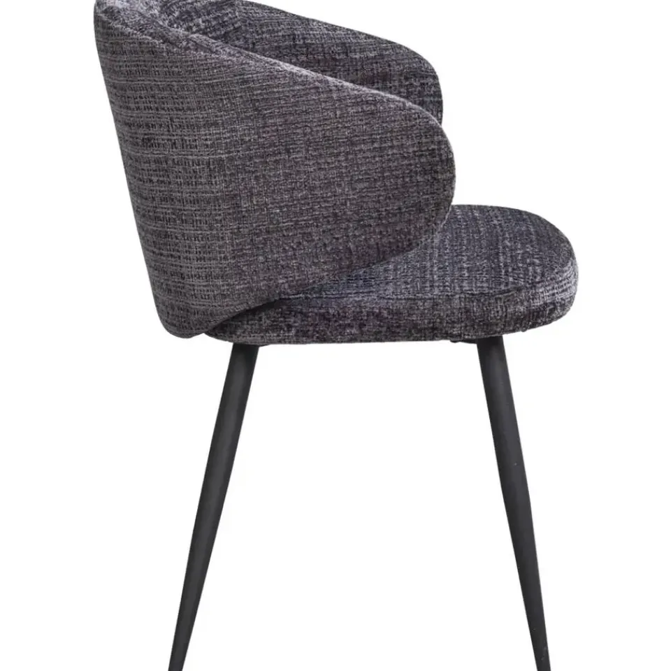 Leen Bakker Eetkamerstoel Demi - antraciet Online