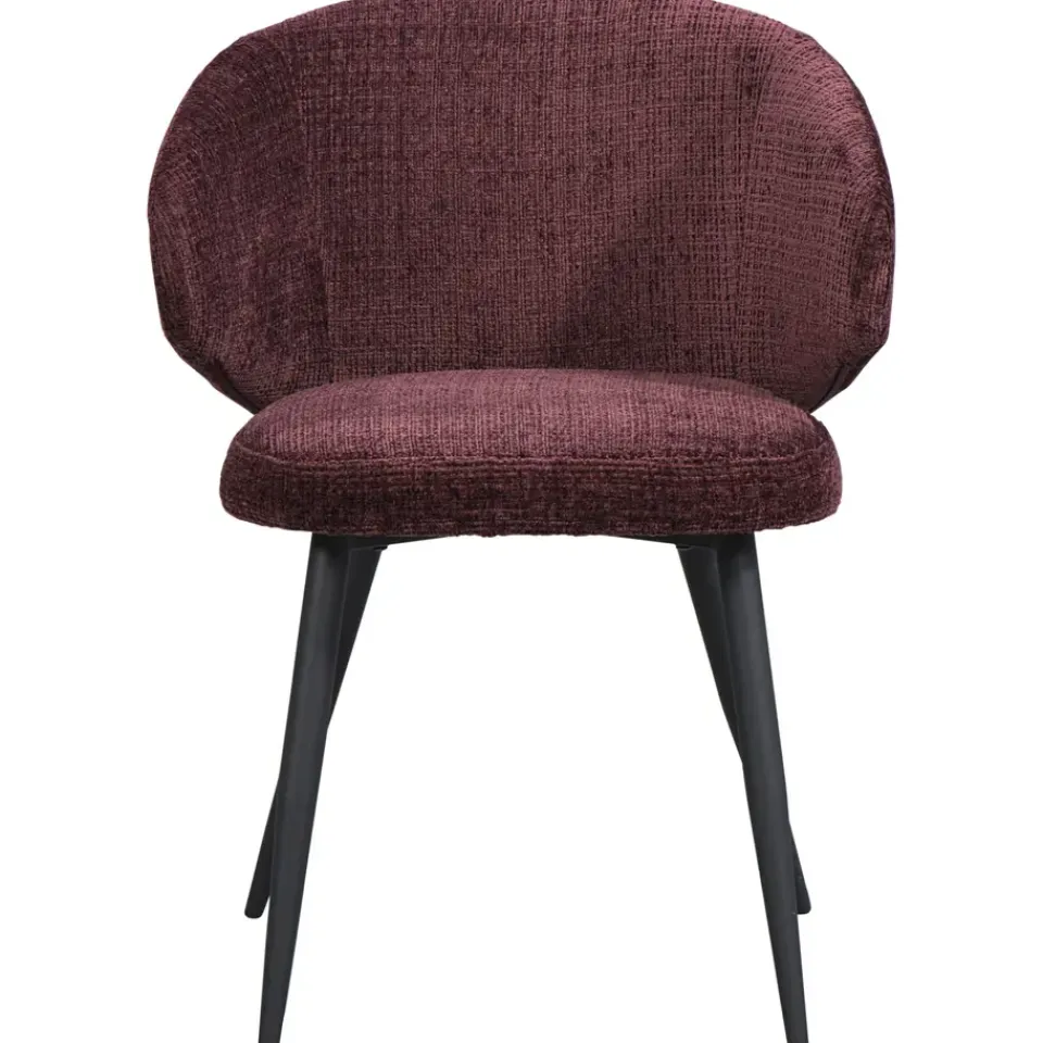 Leen Bakker Eetkamerstoel Demi - wijnrood Online