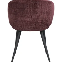 Leen Bakker Eetkamerstoel Demi - wijnrood Online