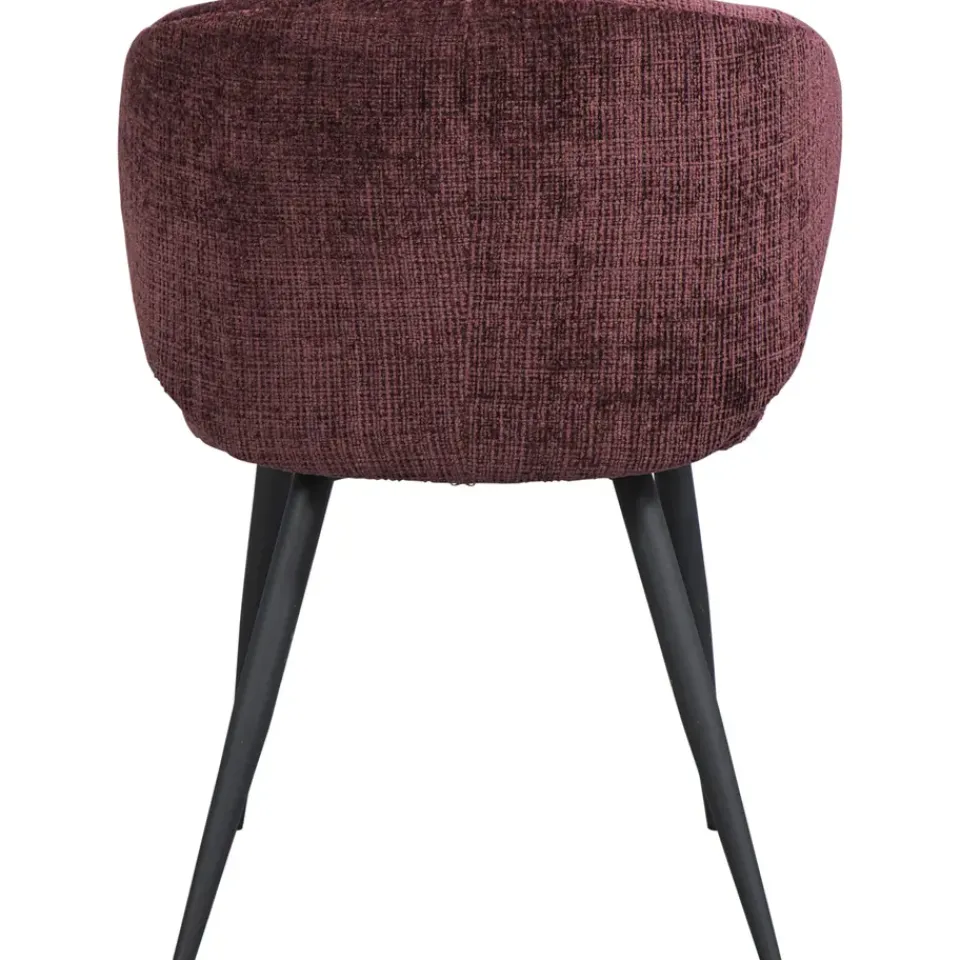 Leen Bakker Eetkamerstoel Demi - wijnrood Online