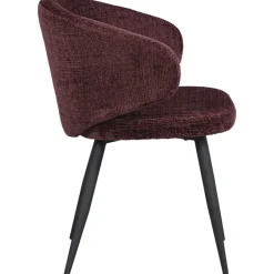 Leen Bakker Eetkamerstoel Demi - wijnrood Online