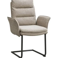 Leen Bakker Eetkamerstoel Evi - taupe Discount