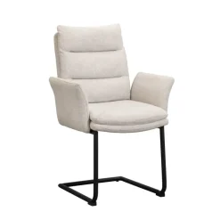 Leen Bakker Eetkamerstoel Evi - zand Outlet