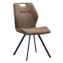 Leen Bakker Eetkamerstoel Jesse - cognac Clearance