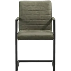 Leen Bakker Eetkamerstoel Lizzy - met armleuningen - groen Sale